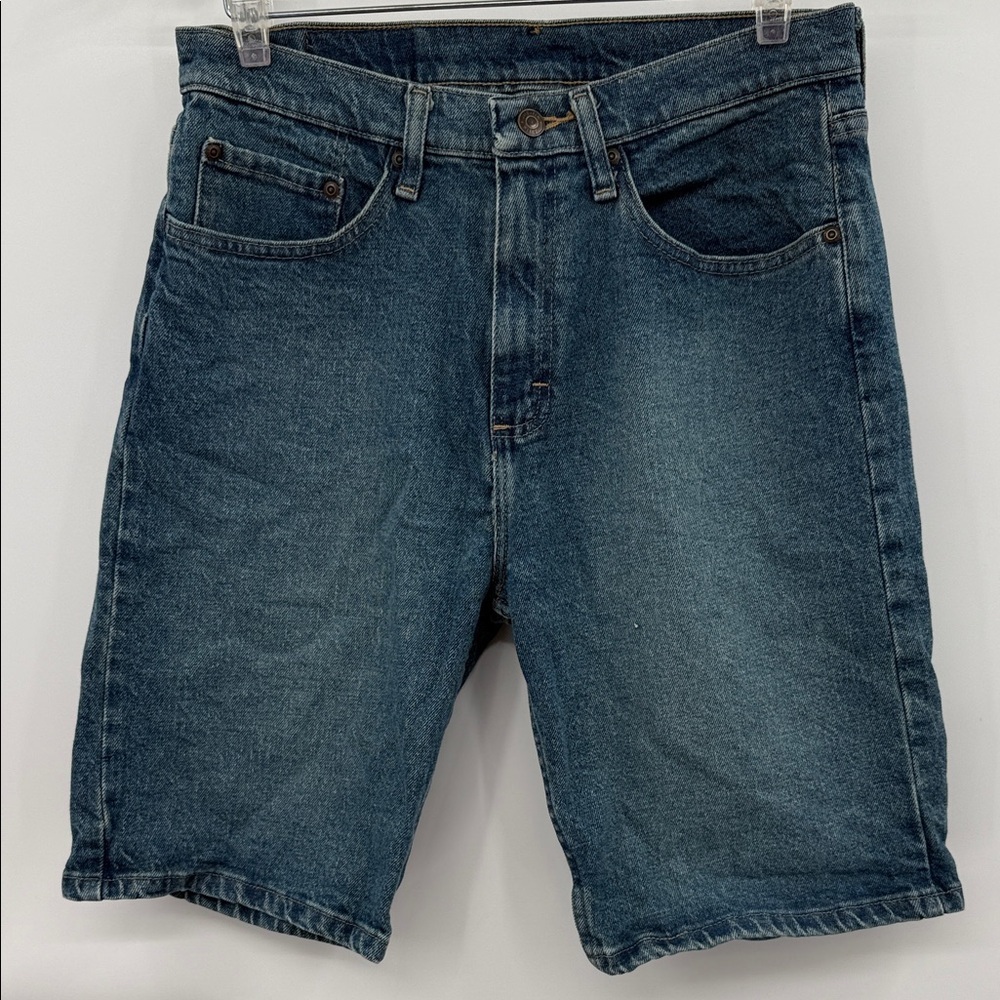 Wrangler Premium Quality Relaxed Fit Men's Denim Blue Jean Shorts Size 30